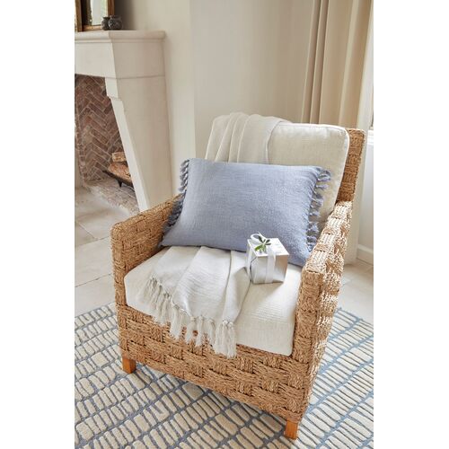 Roark Hand Tufted Wool Rug, Pewter Blue 3 Roark Hand Tufted Wool Rug, Pewter Blue
