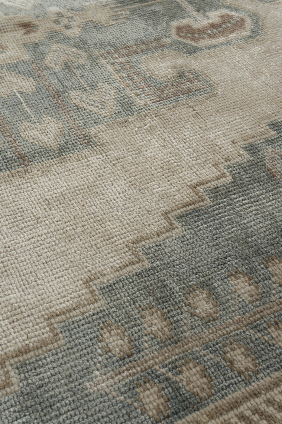 Oushak Hand Knotted Wool Rug 5'7 X 10'2 5 Oushak Hand Knotted Wool Rug 5'7 X 10'2