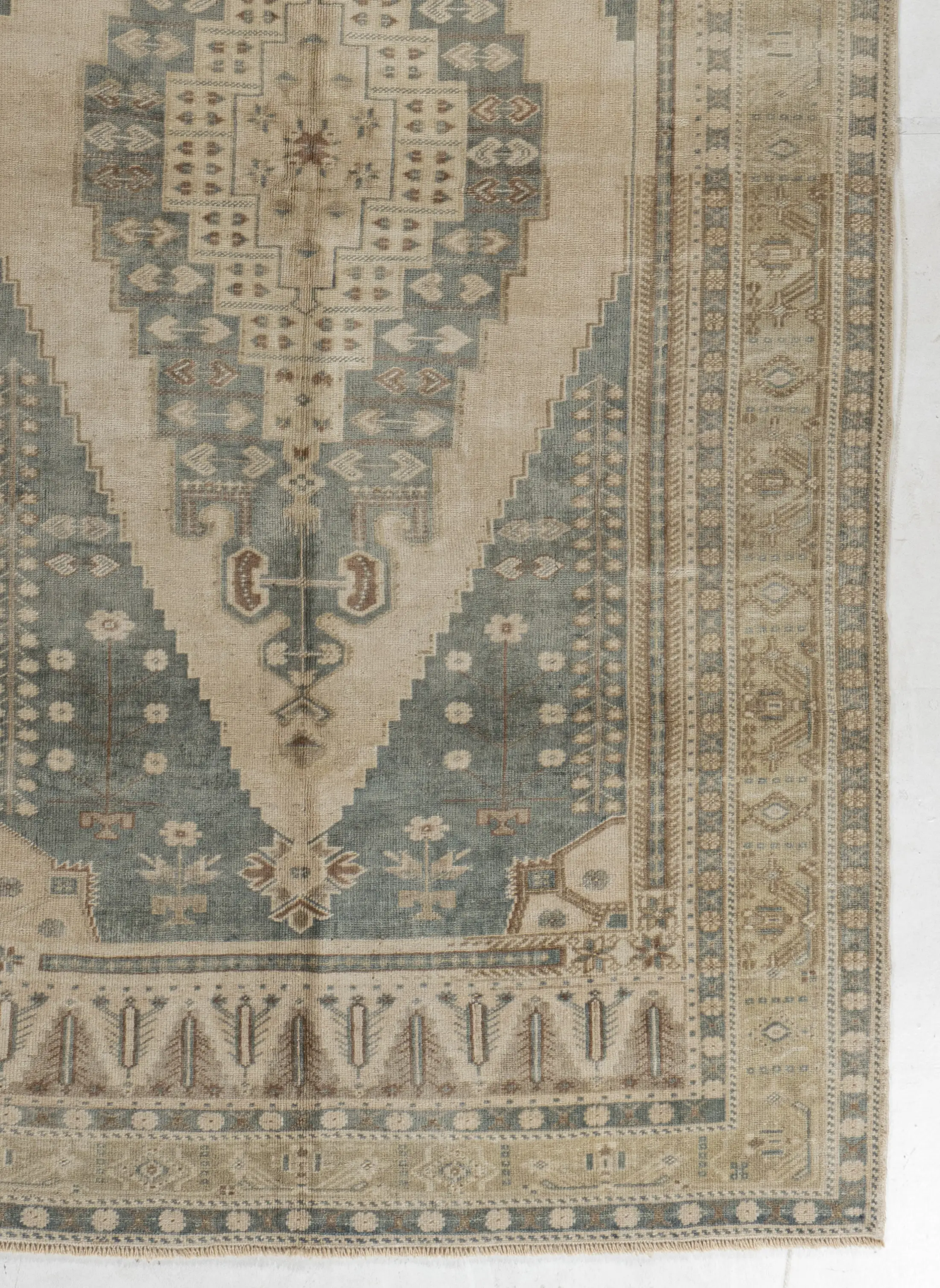 Oushak Hand Knotted Wool Rug 5'7 X 10'2 6 Oushak Hand Knotted Wool Rug 5'7 X 10'2