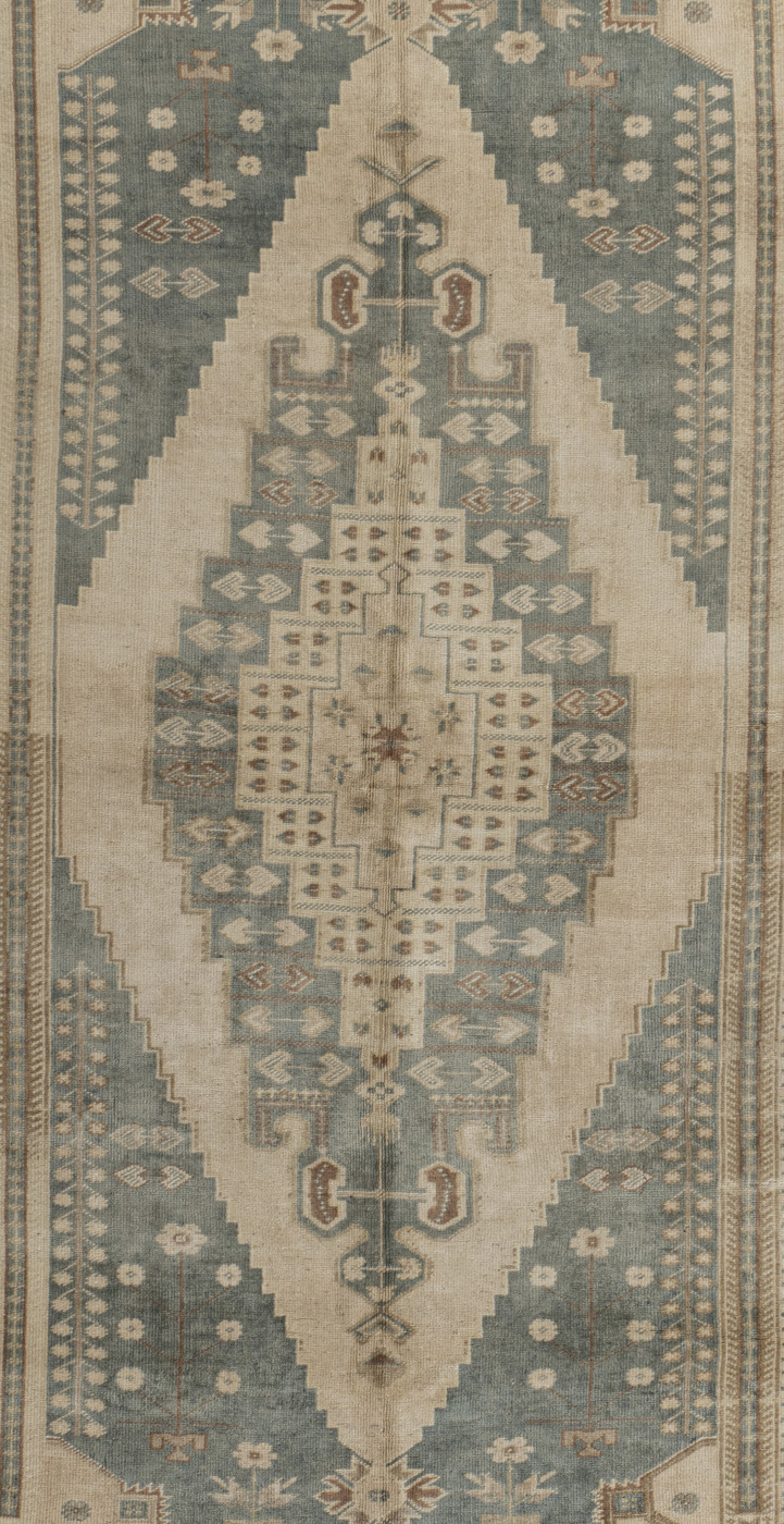 Oushak Hand Knotted Wool Rug 5'7 X 10'2 7 Oushak Hand Knotted Wool Rug 5'7 X 10'2