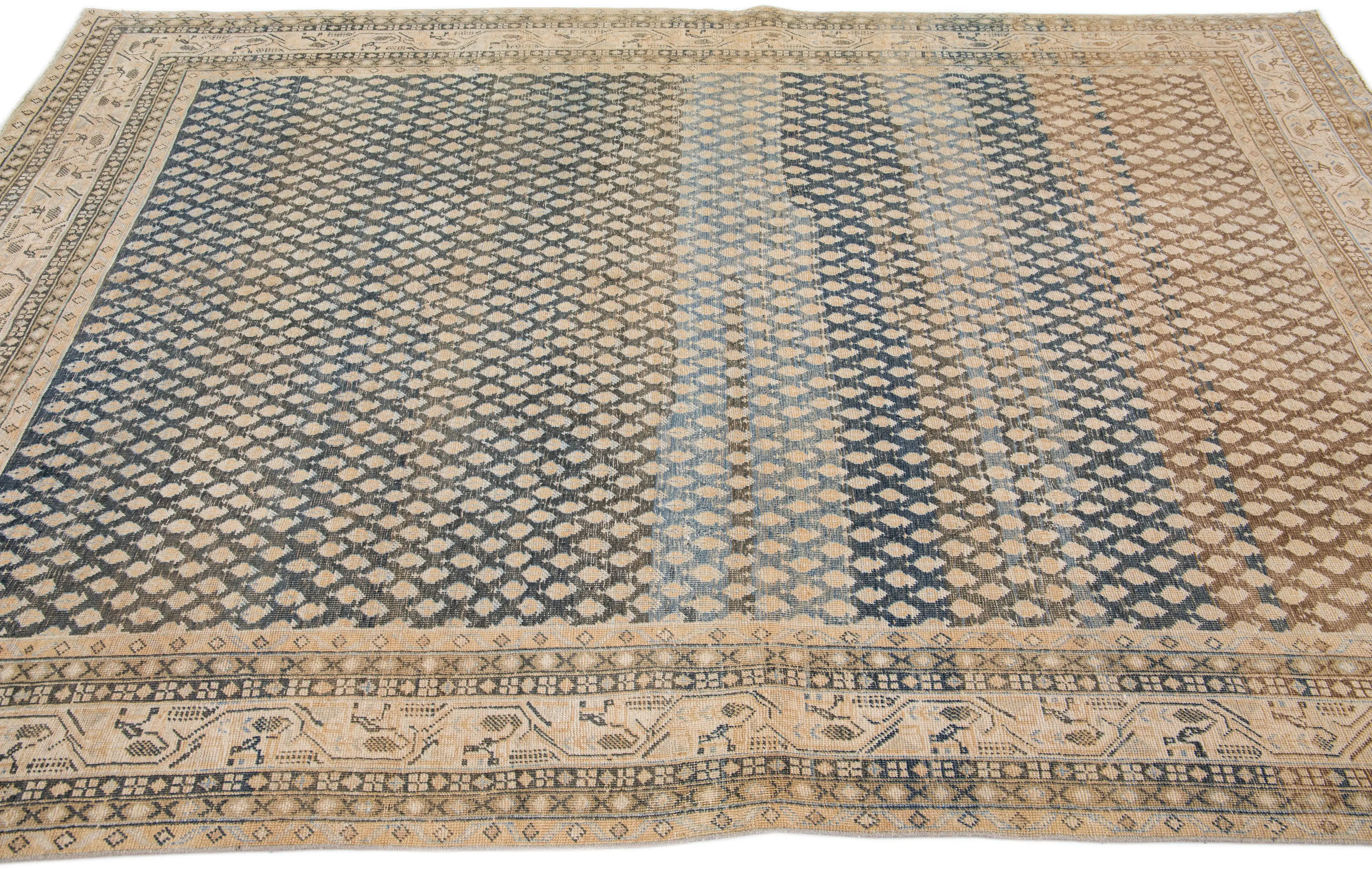 Antique Persian Malayer Rug 4 Antique Persian Malayer Rug