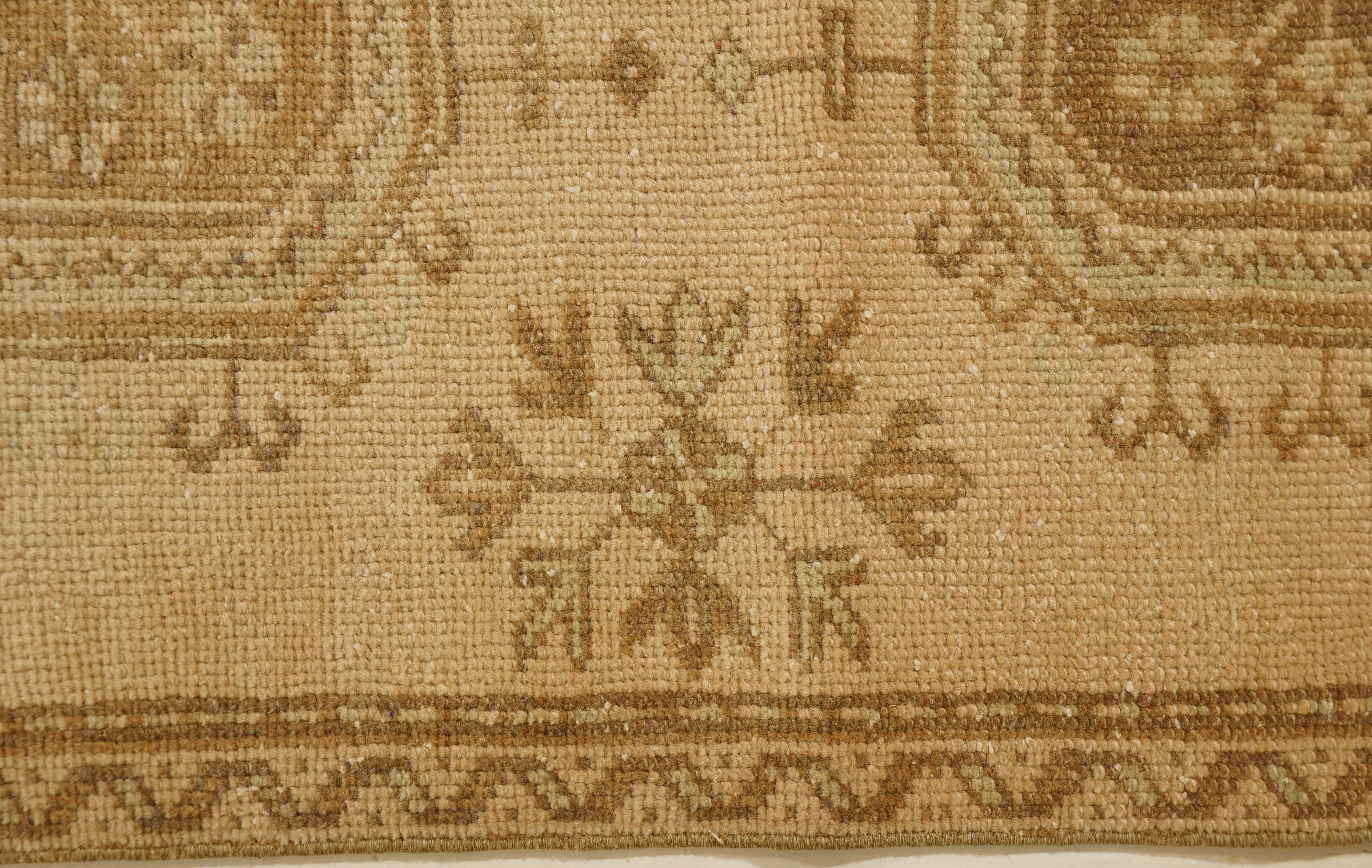 Turkish Oushak Runner 3'3 x 11'3 2 Turkish Oushak Runner 3'3 x 11'3