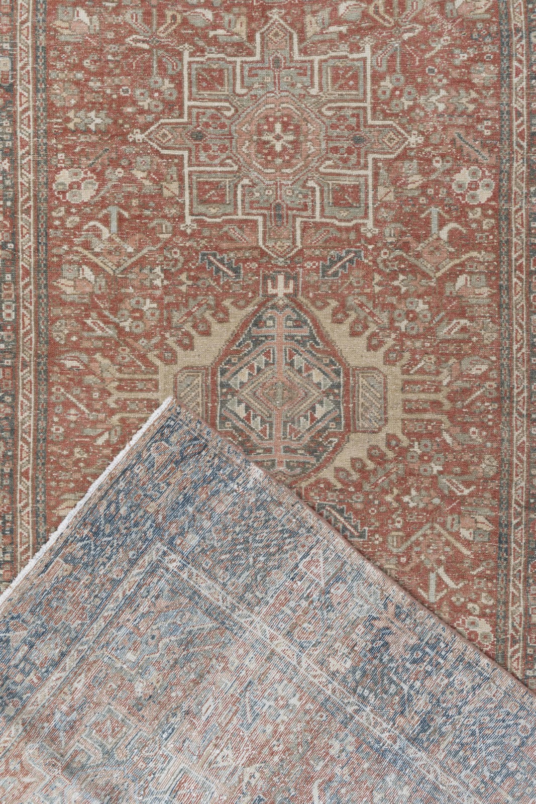 Karaja Hand Knotted Runner 4'6 X 12'6 4 Karaja Hand Knotted Runner 4'6 X 12'6