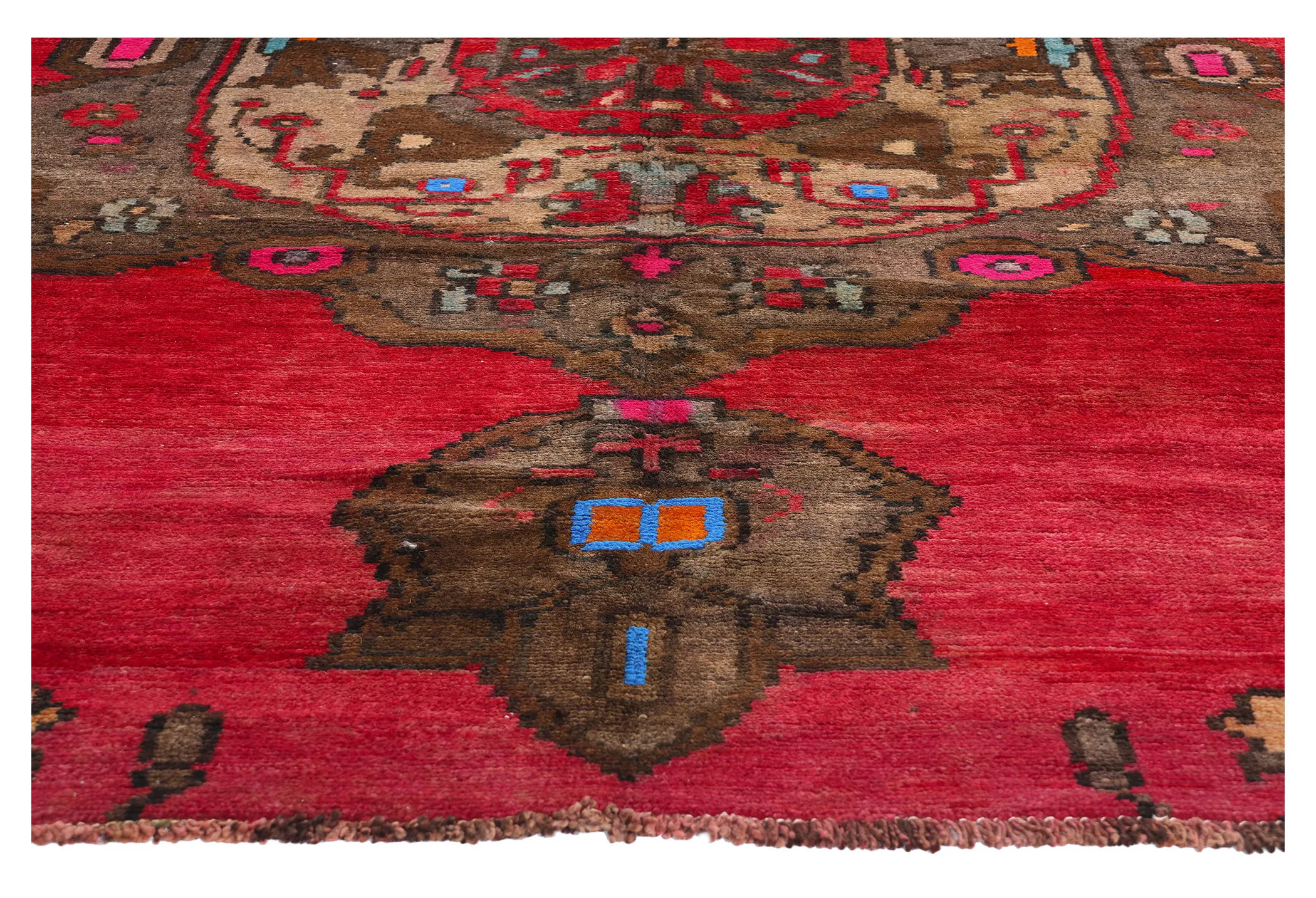 Vintage Turkish Kars Rug, 7'1" x 10'5" 4 Vintage Turkish Kars Rug, 7'1" x 10'5"