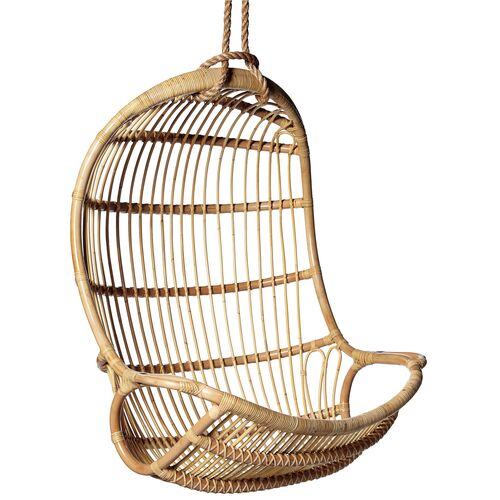 American Rattan Hanging Swing, Natural 1 American Rattan Hanging Swing, Natural