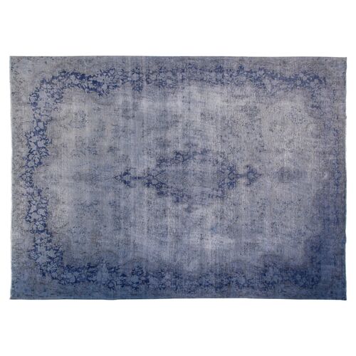 9'6"x12'6" Nikfar Hand-Knotted Rug, Blue 1 9'6"x12'6" Nikfar Hand-Knotted Rug, Blue