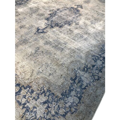 9'6"x12'6" Nikfar Hand-Knotted Rug, Blue 2 9'6"x12'6" Nikfar Hand-Knotted Rug, Blue