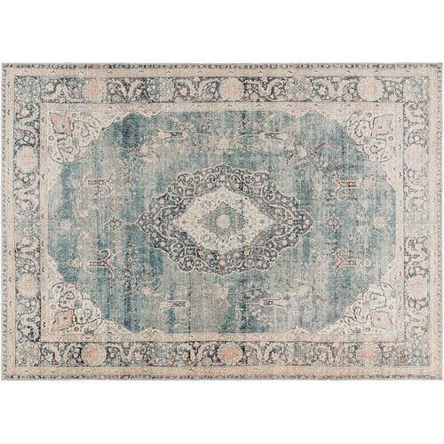 Marlene Woven Rug, Ice Blue 1 Marlene Woven Rug, Ice Blue