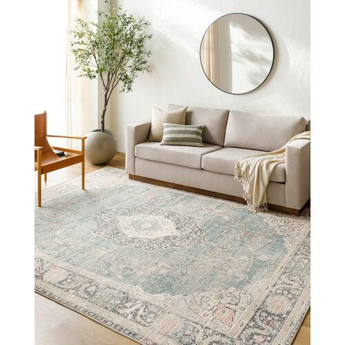 Marlene Woven Rug, Ice Blue 2 Marlene Woven Rug, Ice Blue