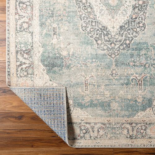 Marlene Woven Rug, Ice Blue 3 Marlene Woven Rug, Ice Blue