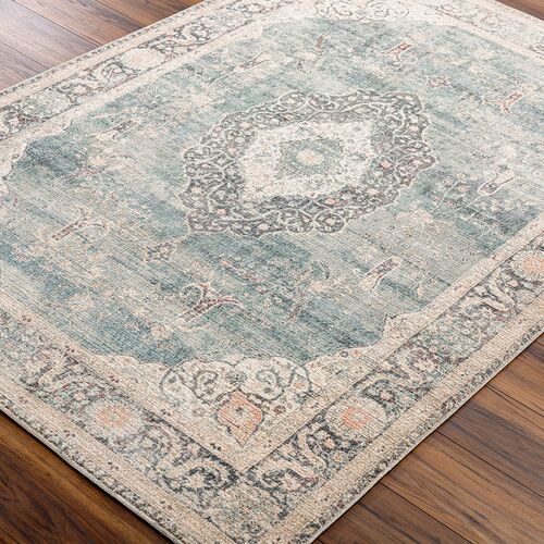 Marlene Woven Rug, Ice Blue 6 Marlene Woven Rug, Ice Blue