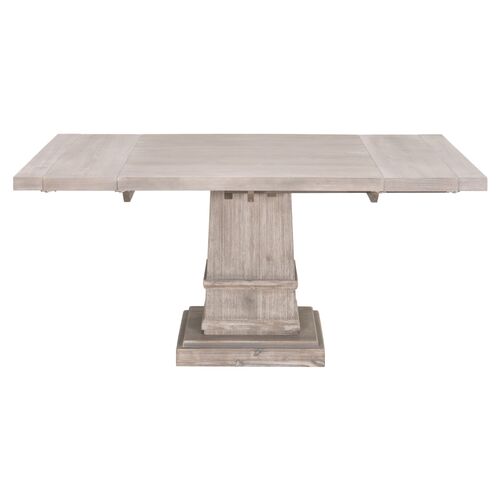 Trent Square/Rectangular Extension Dining Table, Natural Gray 1 Trent Square/Rectangular Extension Dining Table, Natural Gray