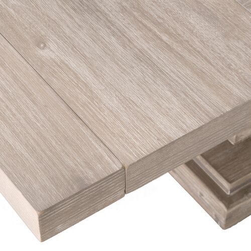 Trent Square/Rectangular Extension Dining Table, Natural Gray 3 Trent Square/Rectangular Extension Dining Table, Natural Gray