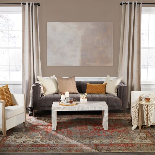Palazza Medallion Rug, Slate 5 Palazza Medallion Rug, Slate