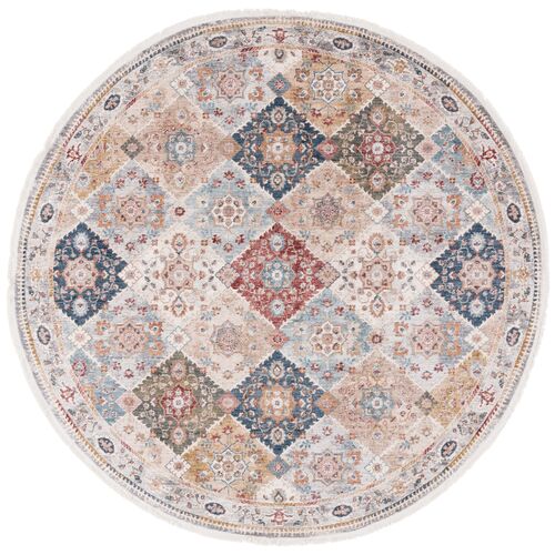 Ashington Rug, Ivory/Blue Rust 1 Ashington Rug, Ivory/Blue Rust