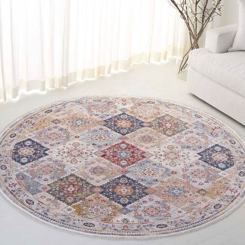 Ashington Rug, Ivory/Blue Rust 2 Ashington Rug, Ivory/Blue Rust