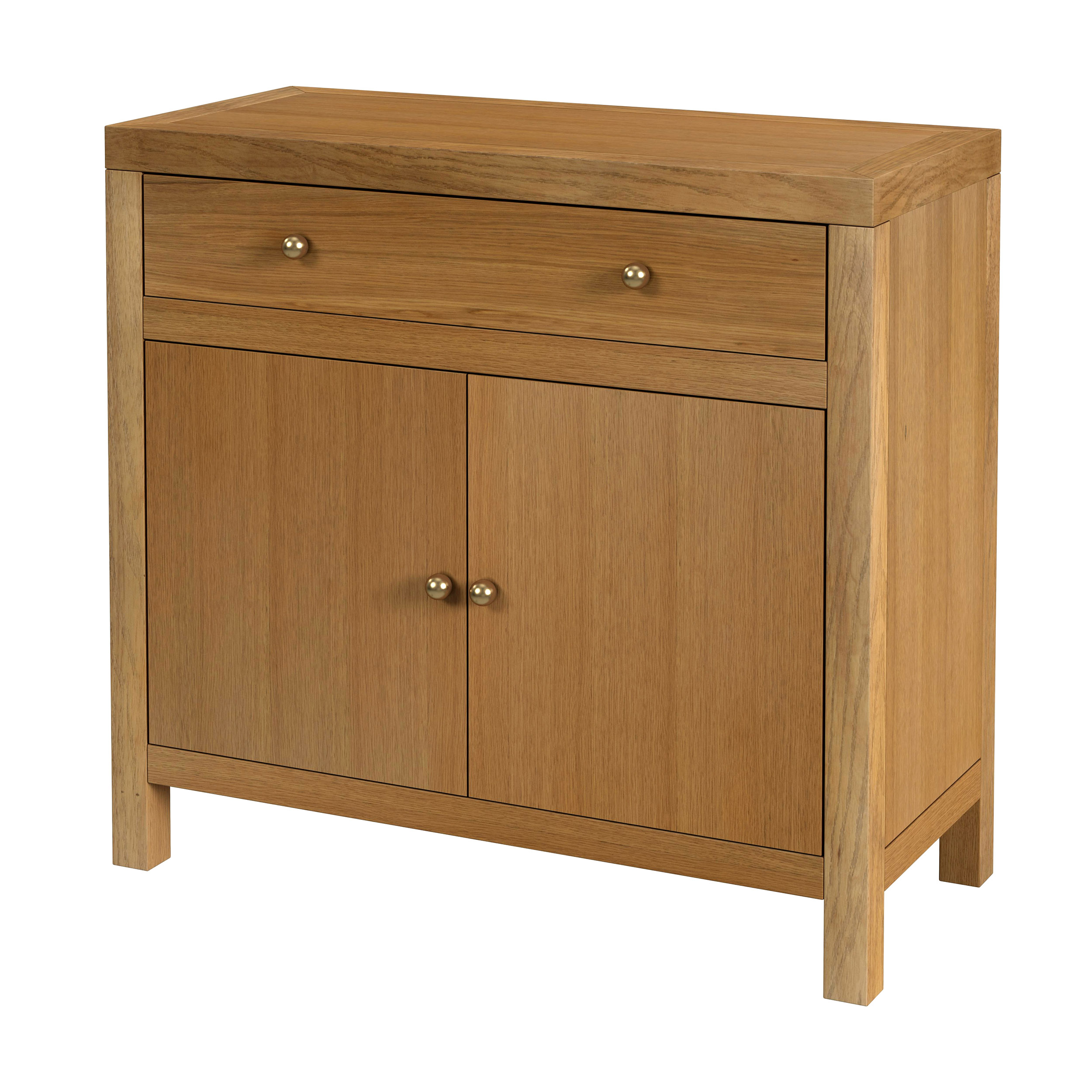 Charlie 2-Door 1-Drawer Storage Cabinet