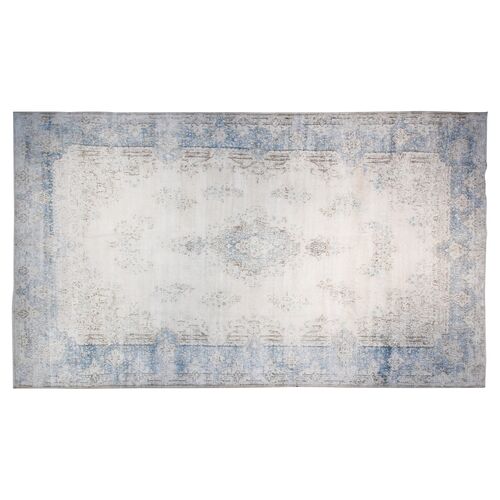 11'x16' Cassie Handmade Rug, Ivory/Light Blue 1 11'x16' Cassie Handmade Rug, Ivory/Light Blue
