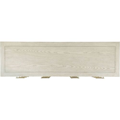 Yasmin Double Dresser, Ivory/Brass 2 Yasmin Double Dresser, Ivory/Brass