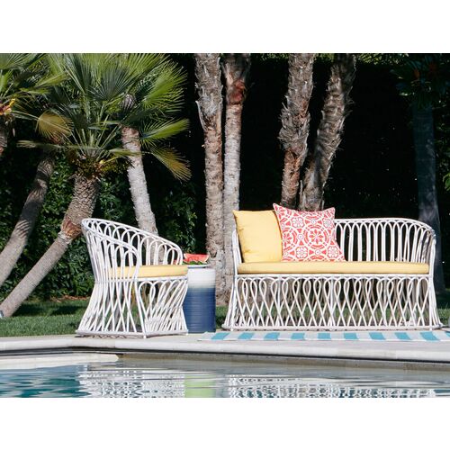 Waverly Ceramic Garden Stool, Navy Ombre 2 Waverly Ceramic Garden Stool, Navy Ombre
