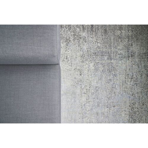 Liness Hand-knotted Rug, Gray 5 Liness Hand-knotted Rug, Gray