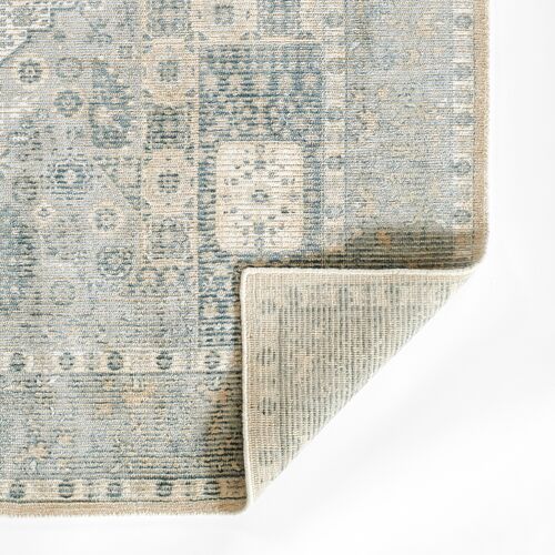 Stella Hand Loomed Wool/Viscose Rug, Blue 2 Stella Hand Loomed Wool/Viscose Rug, Blue