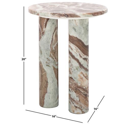 Nashan Marble Accent Table 6 Nashan Marble Accent Table