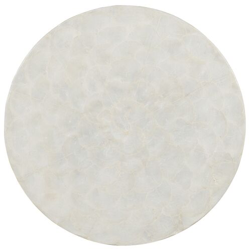 Amani Rope & Capiz Shell Top Accent Table, Natural/Ivory 2 Amani Rope & Capiz Shell Top Accent Table, Natural/Ivory