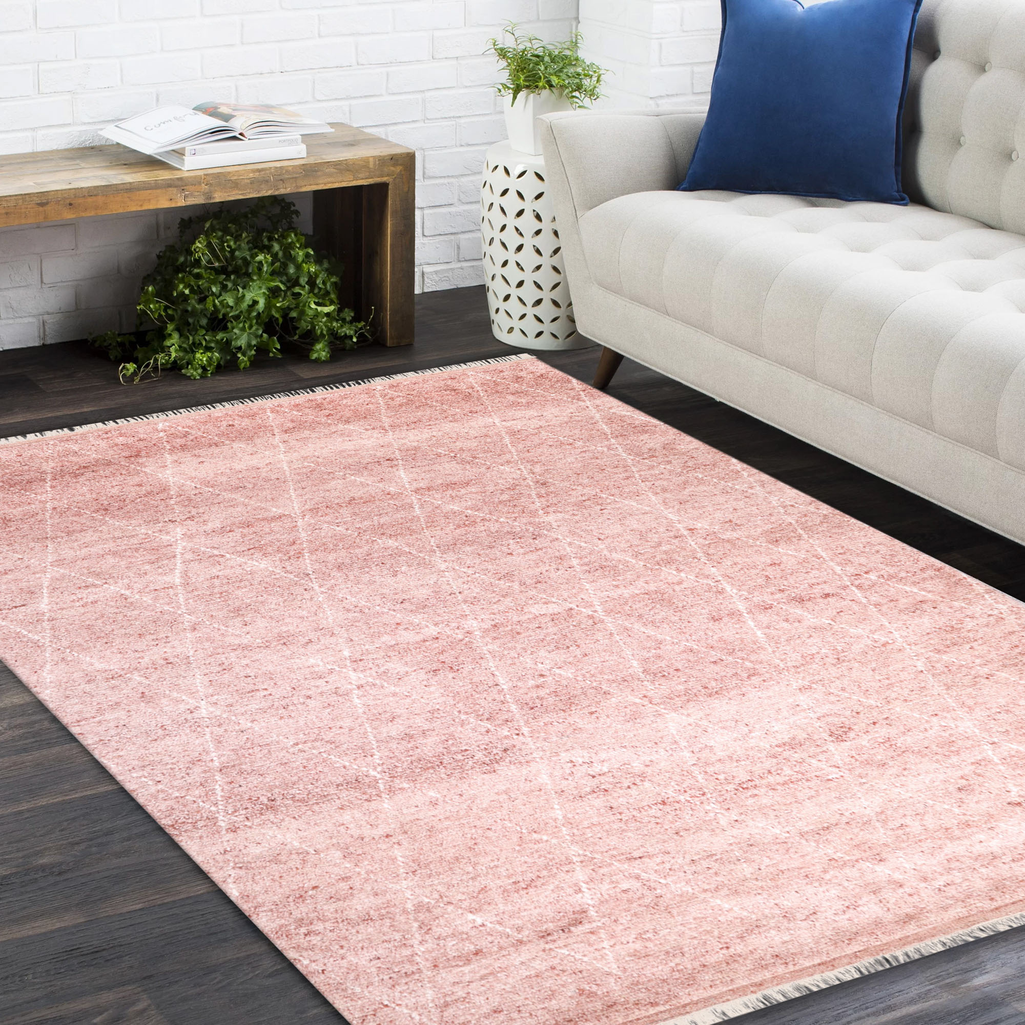 Shaggy Moroccan Hand-Knotted Rug 5 Shaggy Moroccan Hand-Knotted Rug