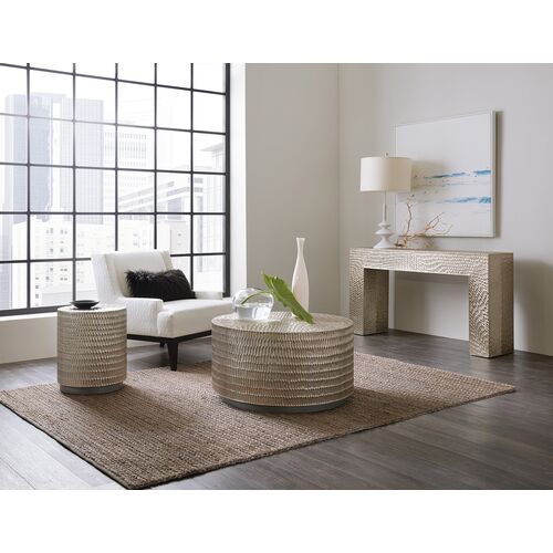 Tivoli Console Table, German Silver Foil 2 Tivoli Console Table, German Silver Foil