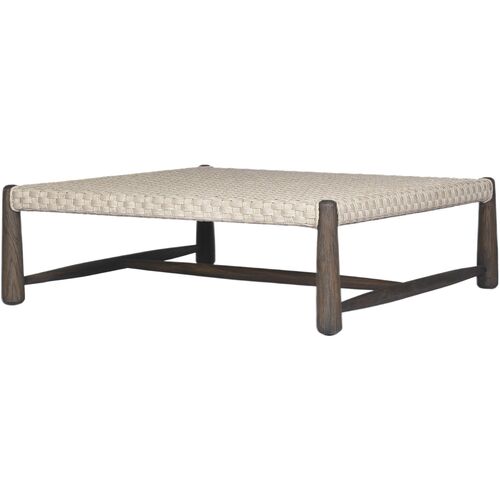 Savio Outdoor Teak Woven Coffee Table 1 Savio Outdoor Teak Woven Coffee Table