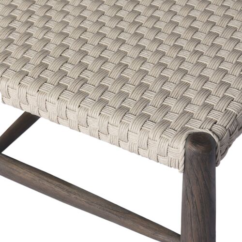 Savio Outdoor Teak Woven Coffee Table 2 Savio Outdoor Teak Woven Coffee Table