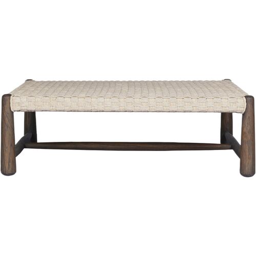Savio Outdoor Teak Woven Coffee Table 3 Savio Outdoor Teak Woven Coffee Table