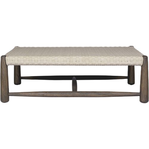 Savio Outdoor Teak Woven Coffee Table 4 Savio Outdoor Teak Woven Coffee Table