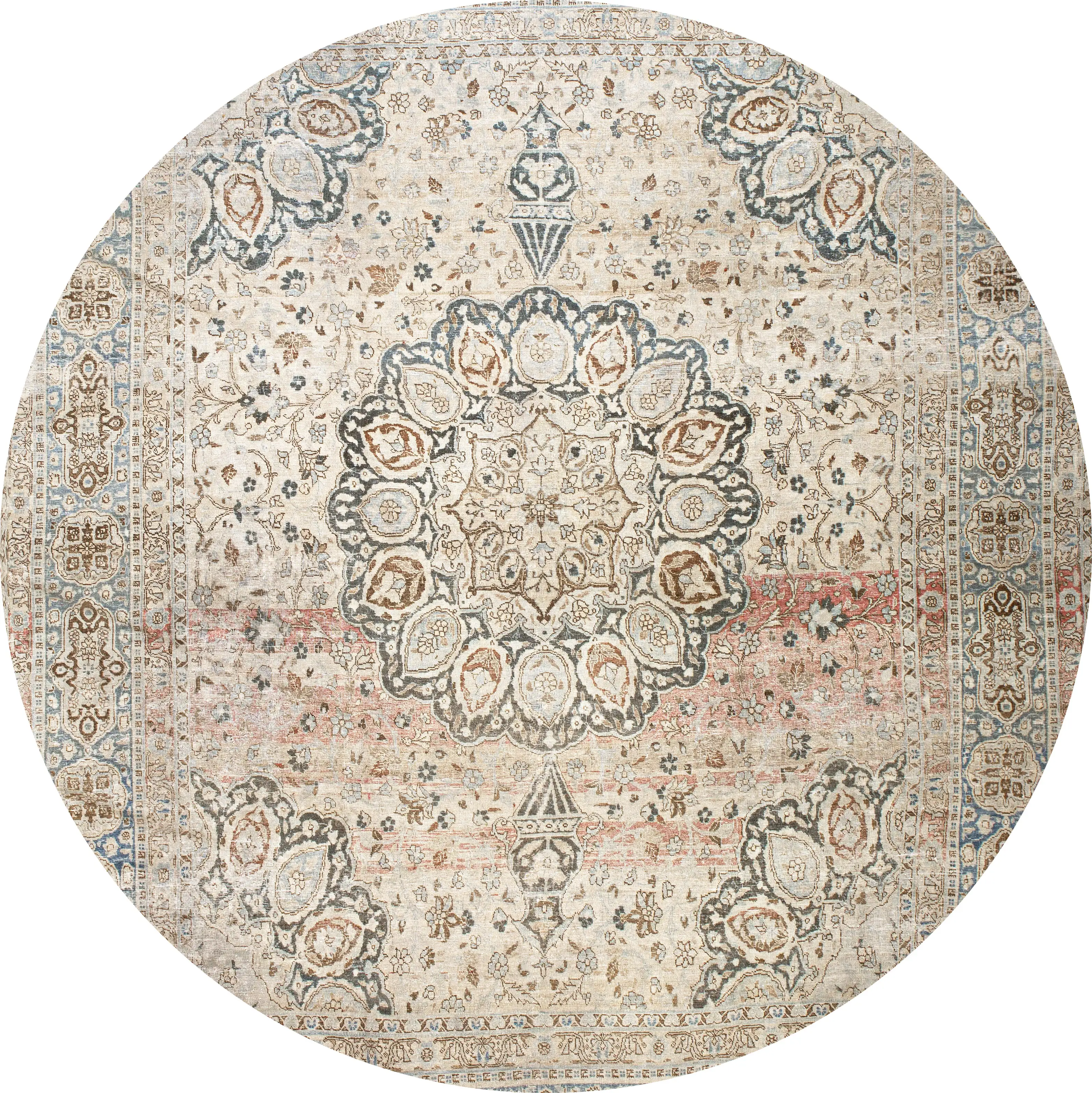 Antique Persian Tabriz Rug 2 Antique Persian Tabriz Rug