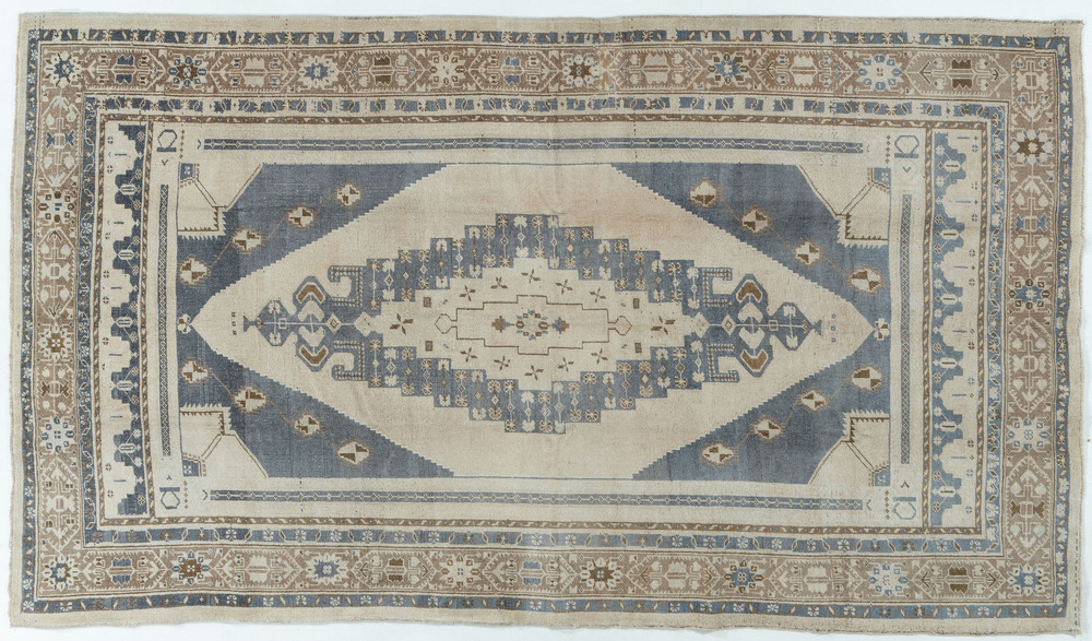 Turkish Oushak Rug 4'9 x 8'4 1 Turkish Oushak Rug 4'9 x 8'4