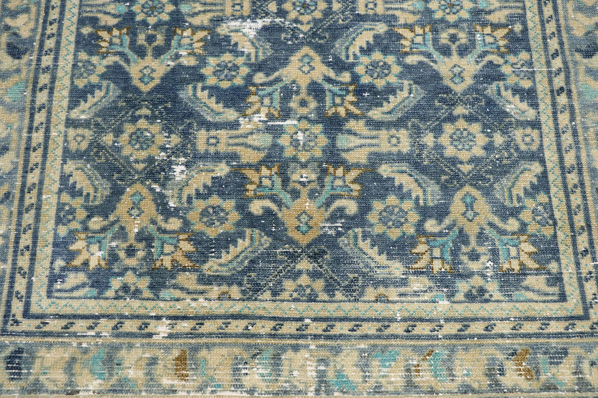 Antique Persian Malayer Rug, 3'7 x 12'10 4 Antique Persian Malayer Rug, 3'7 x 12'10