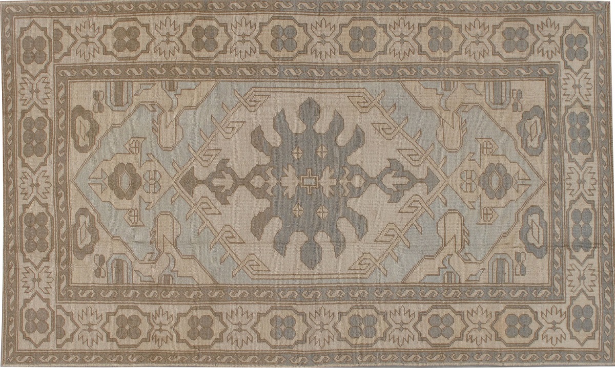 Turkish Oushak Rug 4'5 X 7'4 1 Turkish Oushak Rug 4'5 X 7'4