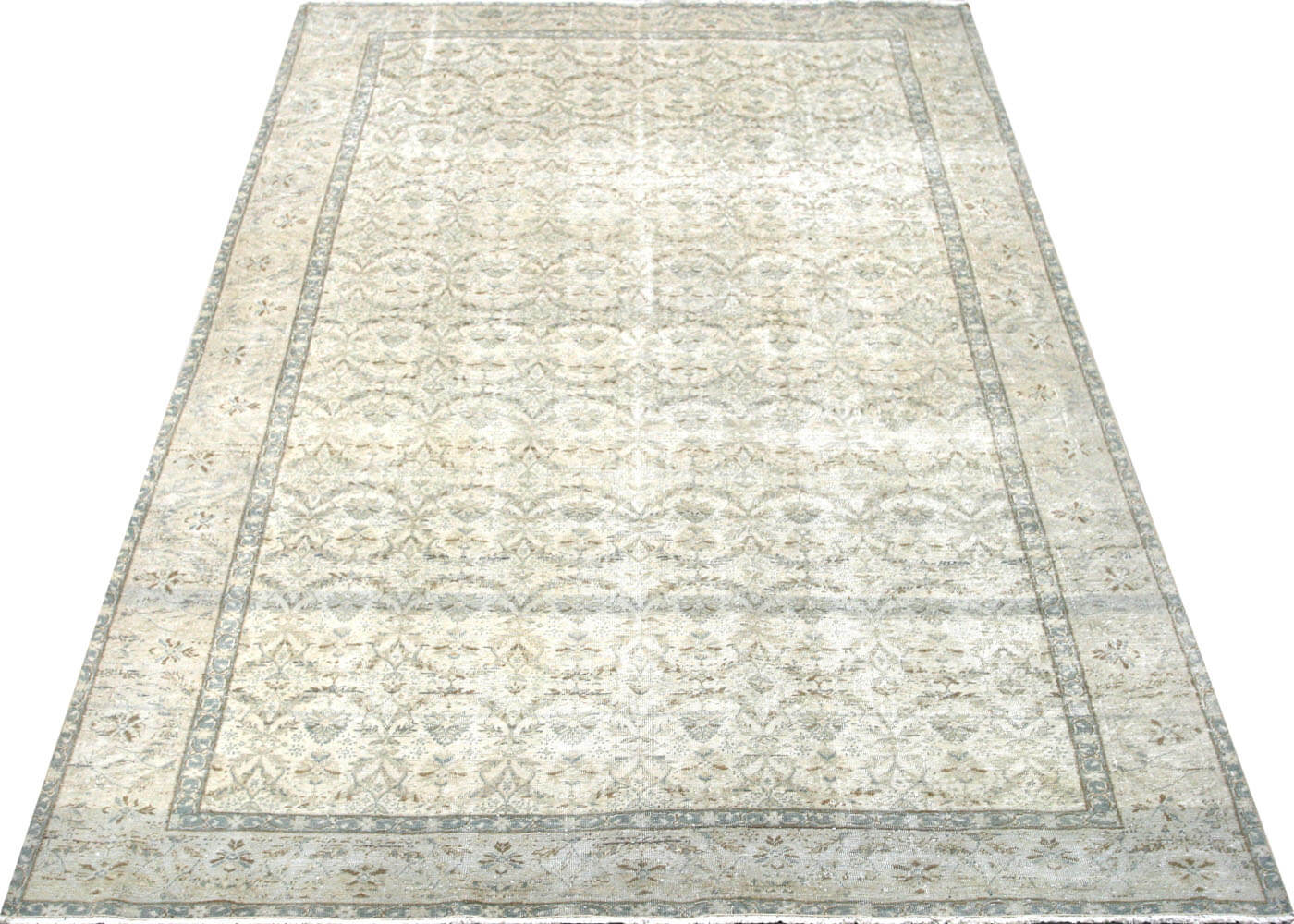 1960s Turkish Oushak Rug, 6'2"x9'7" 6 1960s Turkish Oushak Rug, 6'2"x9'7"