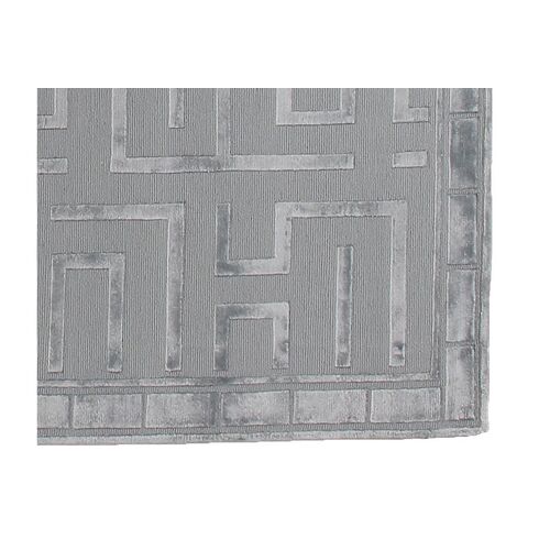 Velvet Maze Rug, Light Aqua 2 Velvet Maze Rug, Light Aqua