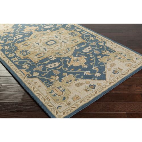 Kalle Rug, Navy/Beige 2 Kalle Rug, Navy/Beige