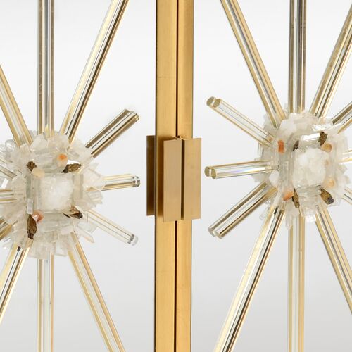 Starburst Mirrored Cabinet, Gold 3 Starburst Mirrored Cabinet, Gold