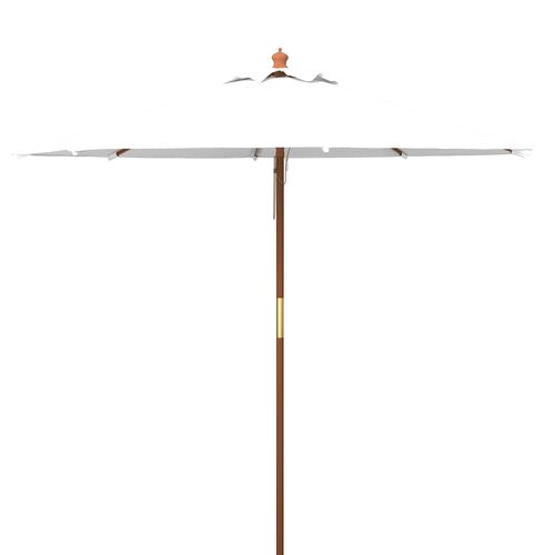 Ophira Outdoor 11Ft Eucalyptus Wood Umbrella