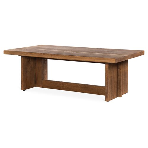 Bonnie Coffee Table, Dark Smoked Oak
