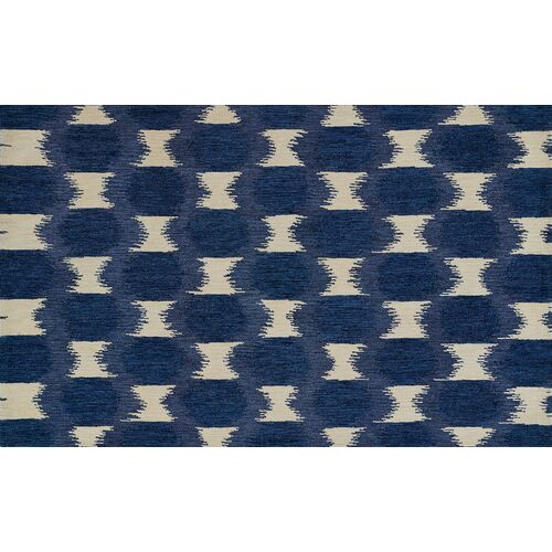 Lidia Hand Tufted Wool Rug, Navy 1 Lidia Hand Tufted Wool Rug, Navy