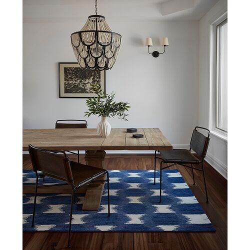 Lidia Hand Tufted Wool Rug, Navy 5 Lidia Hand Tufted Wool Rug, Navy