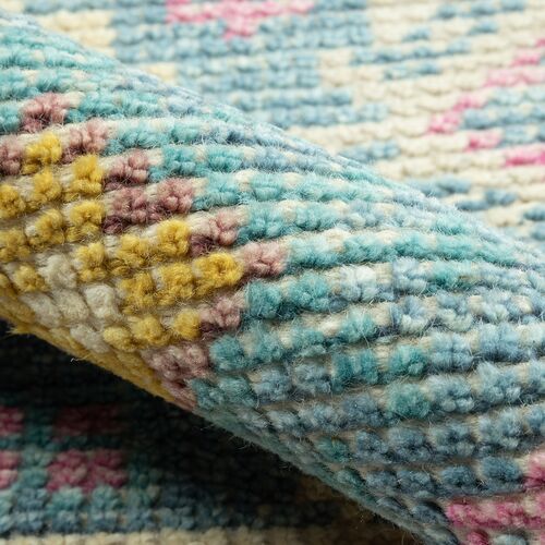 Phoebe Hand Knotted Wool Rug, Multi 2 Phoebe Hand Knotted Wool Rug, Multi