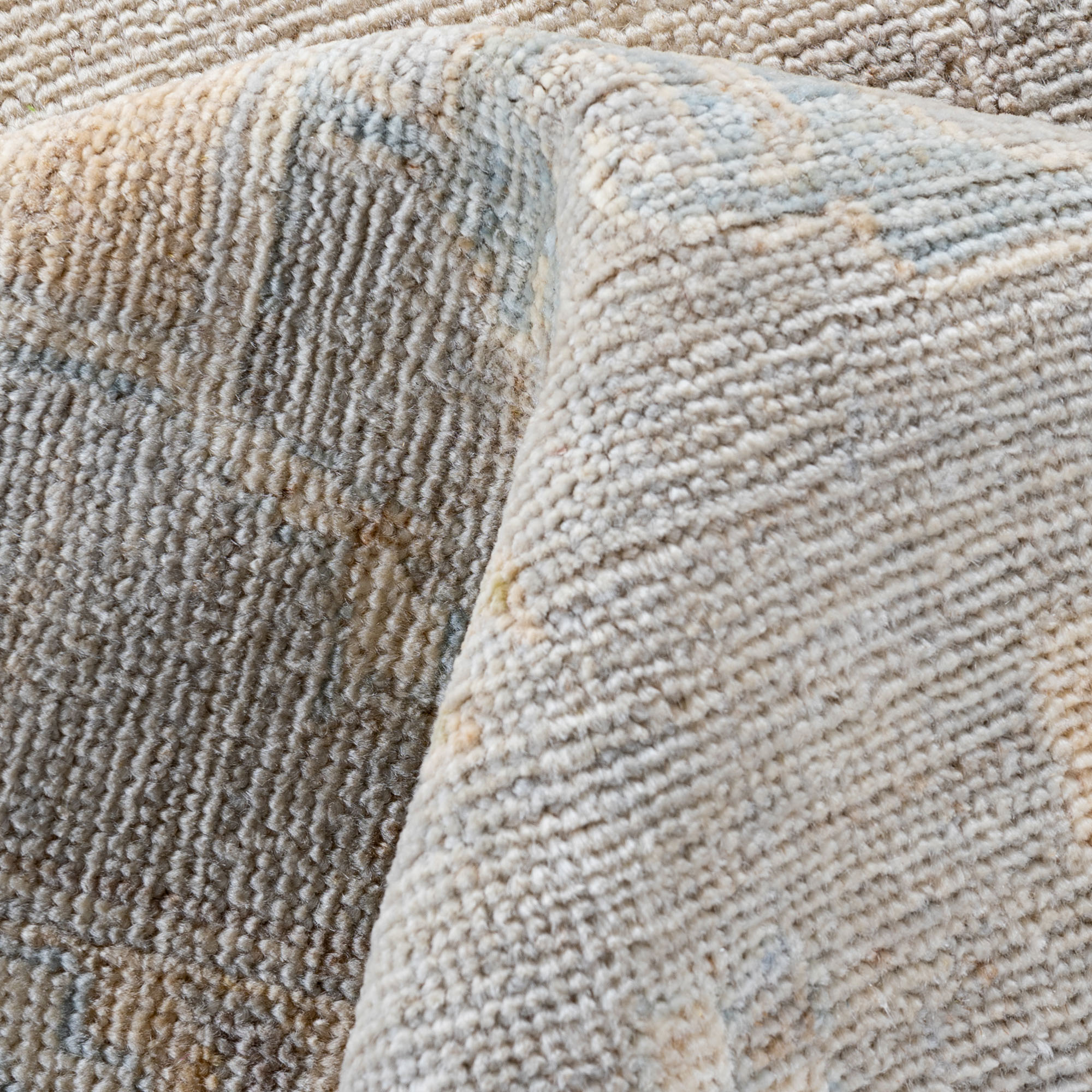 One-of-a-Kind Hand-Knotted Beige Rug, 8'2" x 9'9" 7 One-of-a-Kind Hand-Knotted Beige Rug, 8'2" x 9'9"