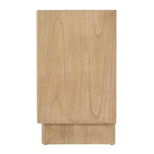 Jade Wood Panel 2-Drawer Nightstand 6 Jade Wood Panel 2-Drawer Nightstand