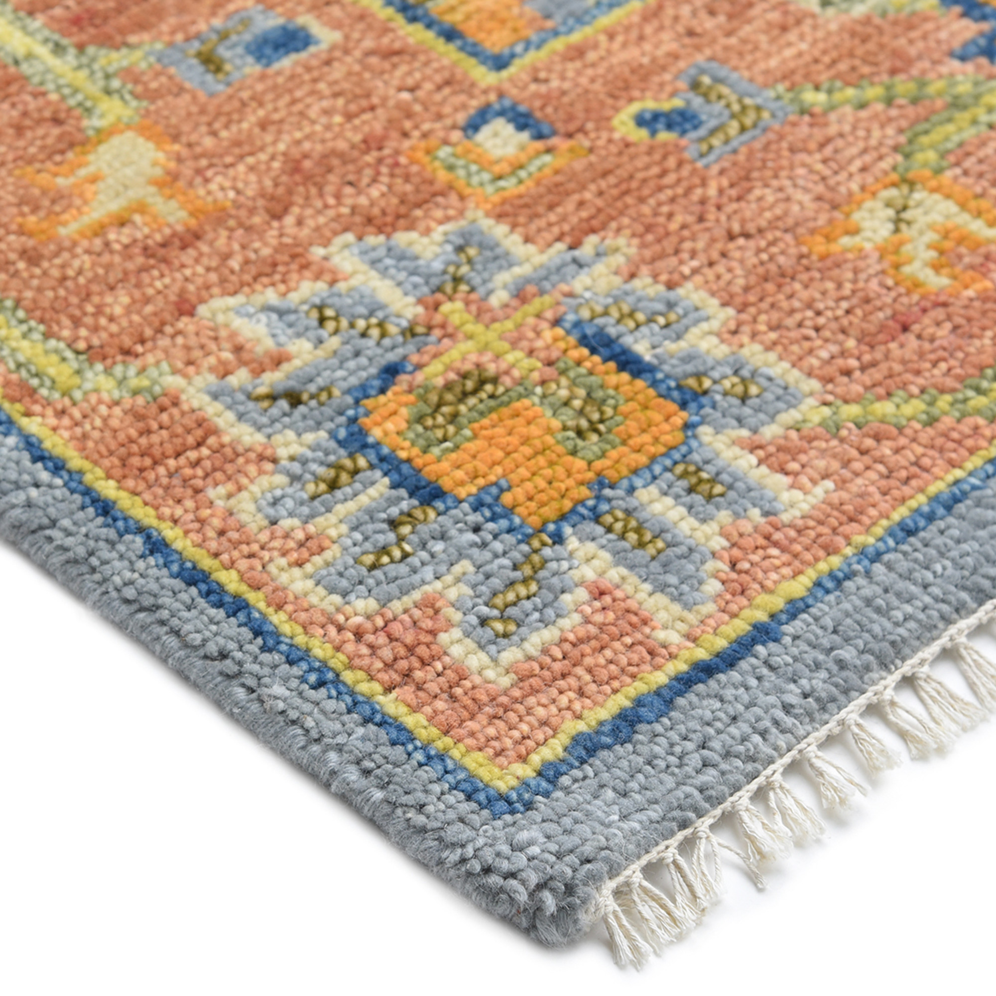 Eli Hand-Knotted Rug, Light Gray 2 Eli Hand-Knotted Rug, Light Gray